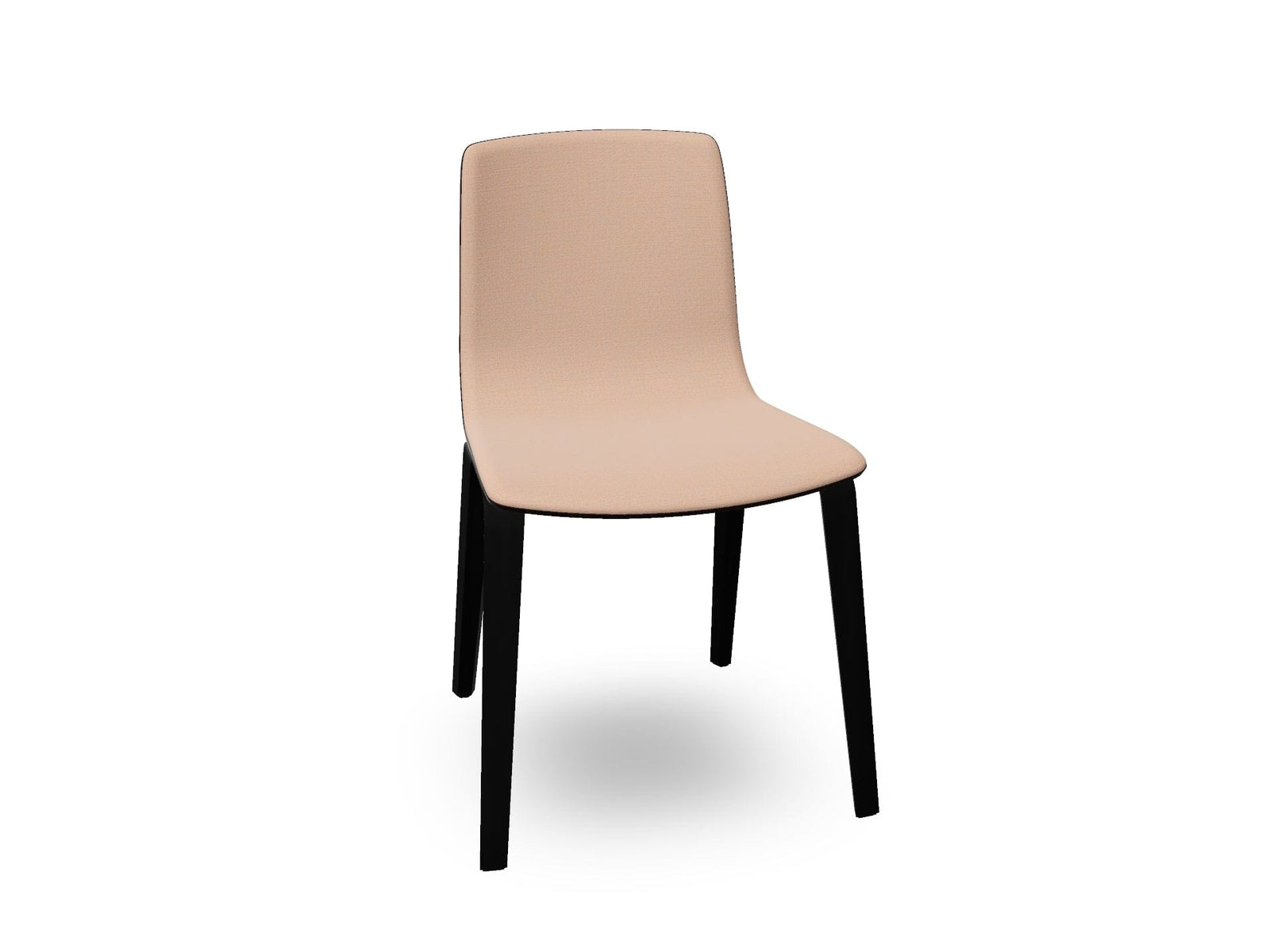 Aava 02 Wooden Chair with Front Upholstery Chairs Arper