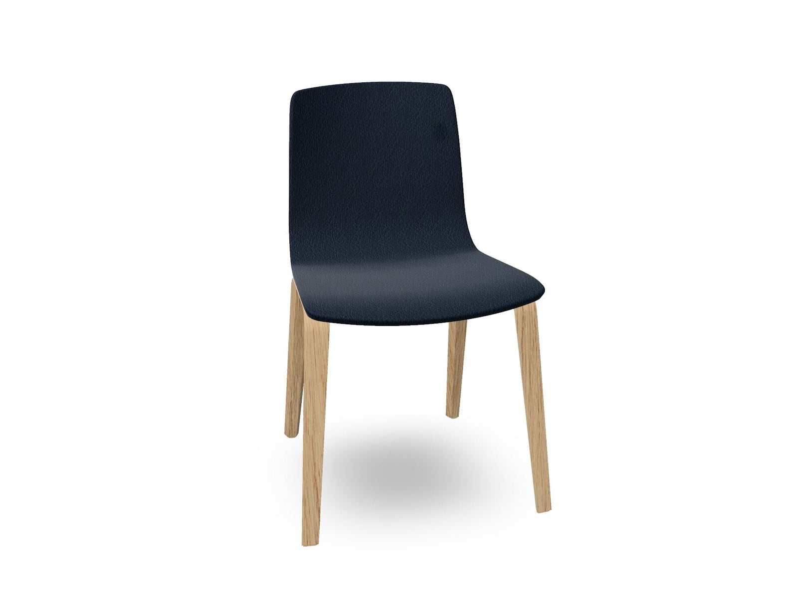 Aava 02-4 Wood Legs Chair With Fully Upholstered Chairs Arper