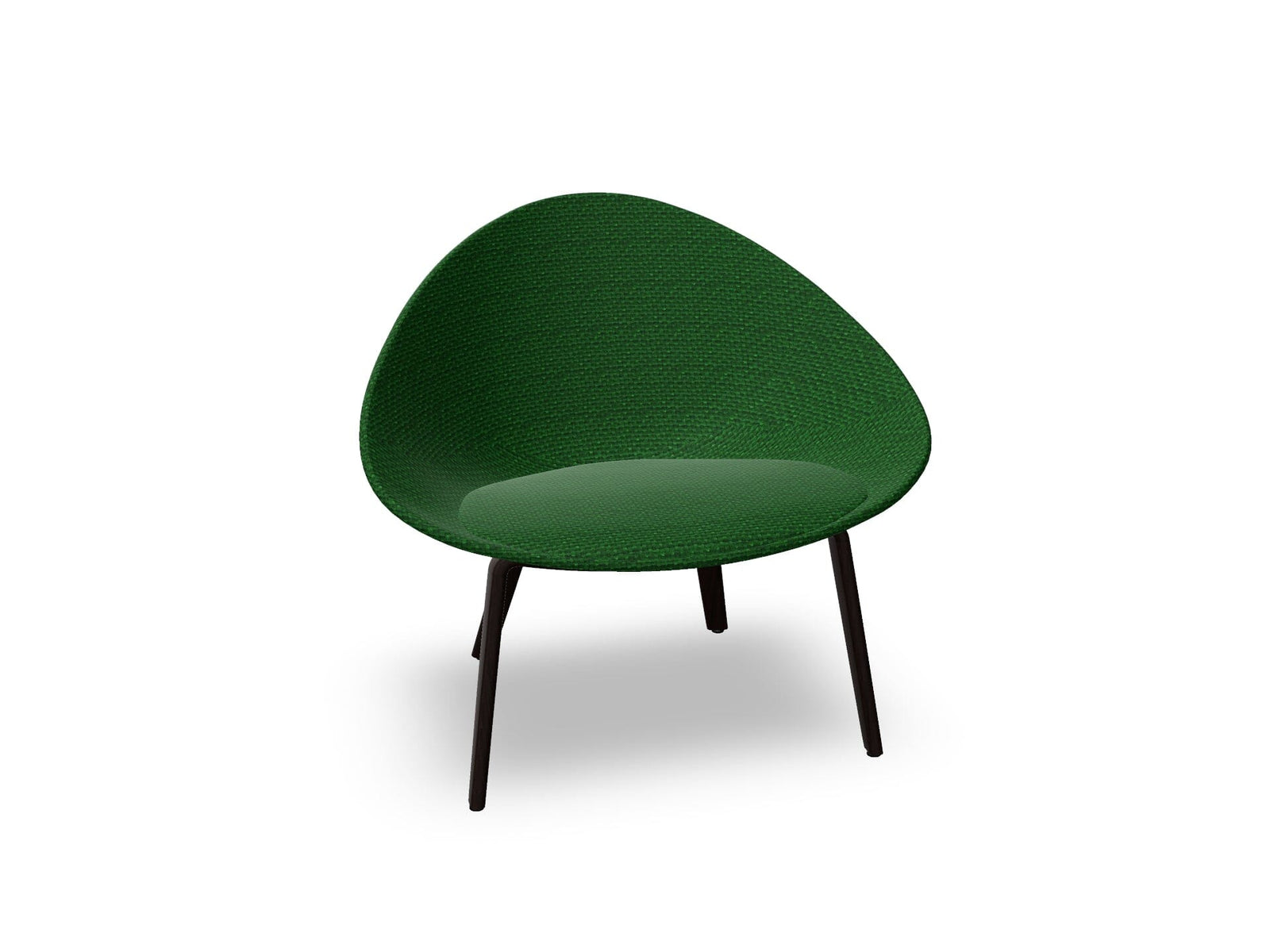 Adell 4 Leg Wood Lounge Chair With Fully Upholstered lounge chair Arper