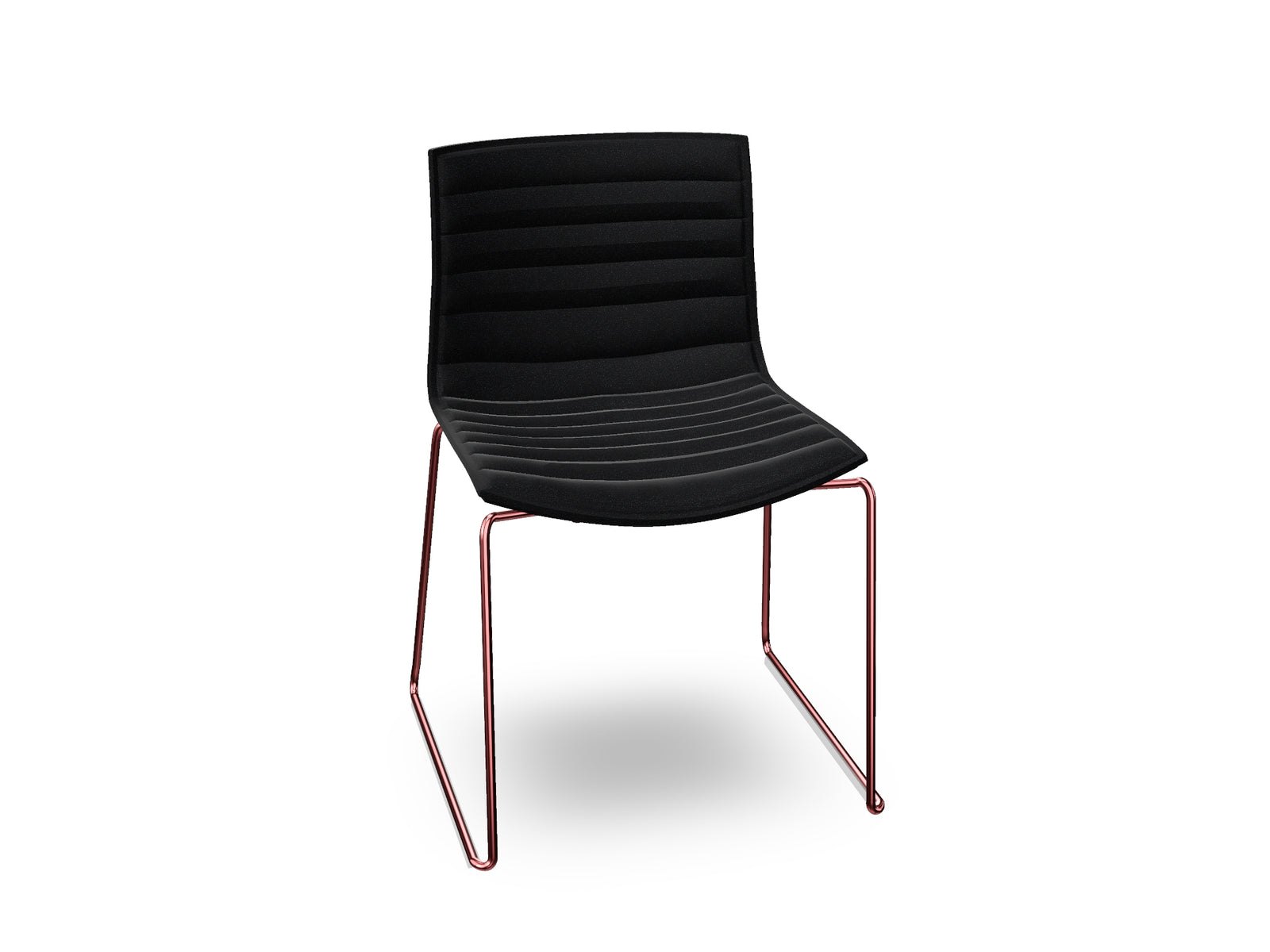 Catifa 46 Sled Base With Fully Upholstered
