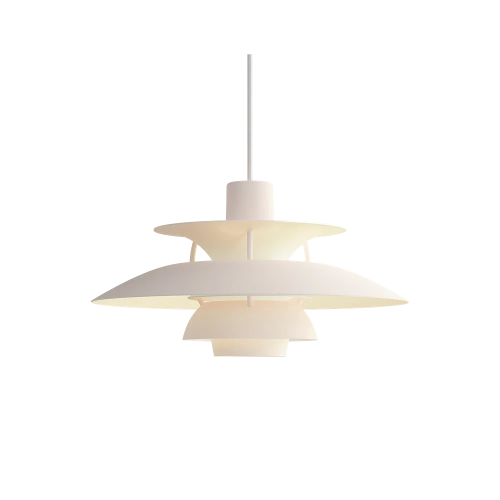 PH 5 Mini Pendant Lamp hanging lamps Louis Poulsen Monochrome Pale Blush