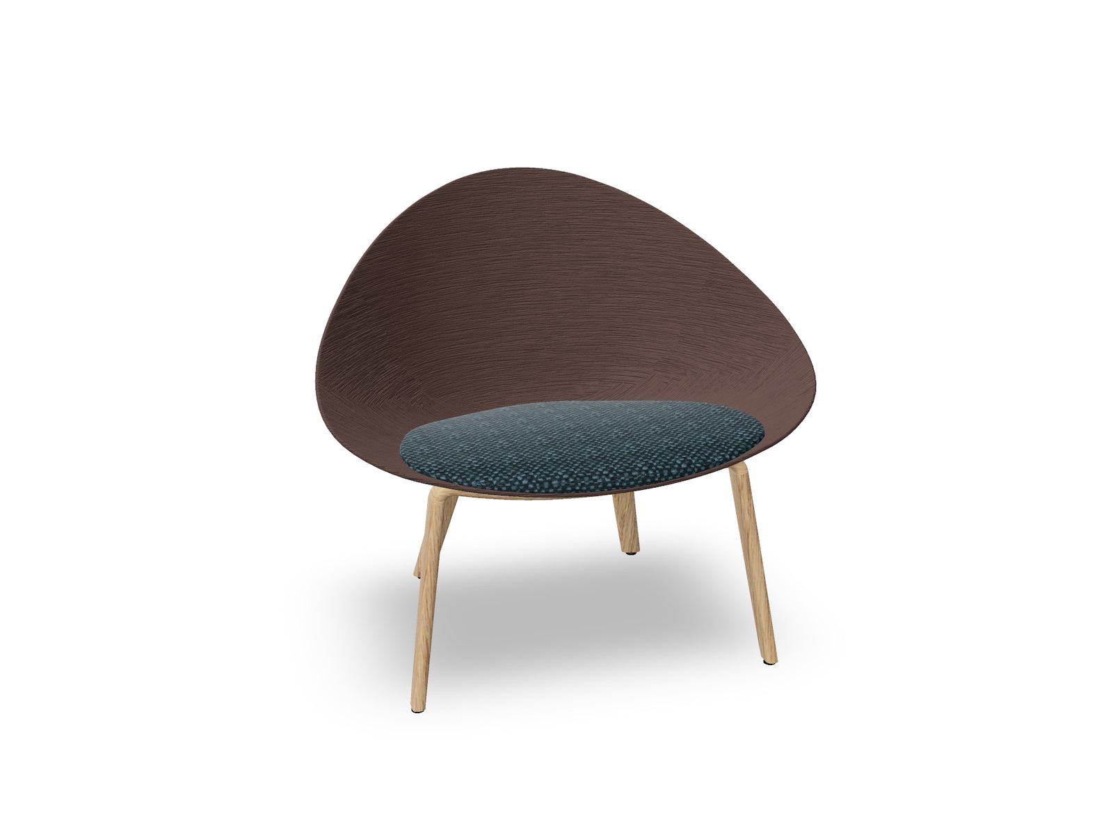 Adell 4 Leg Wood Lounge Chair