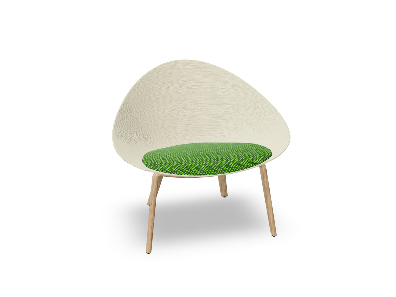 Adell 4 Leg Wood Lounge Chair