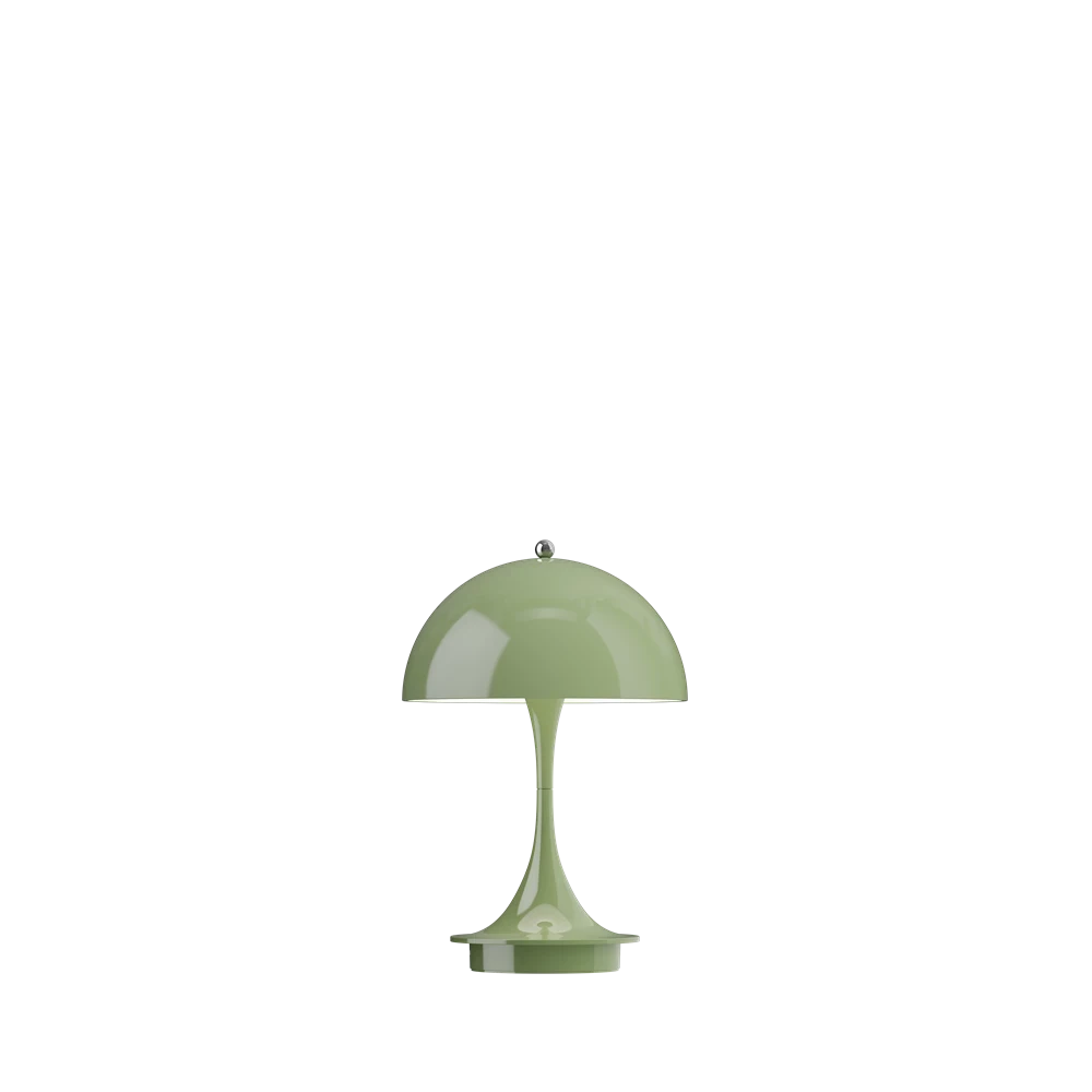 Panthella 160 Portable Table Lamp Table Lamps Louis Poulsen Moss Green