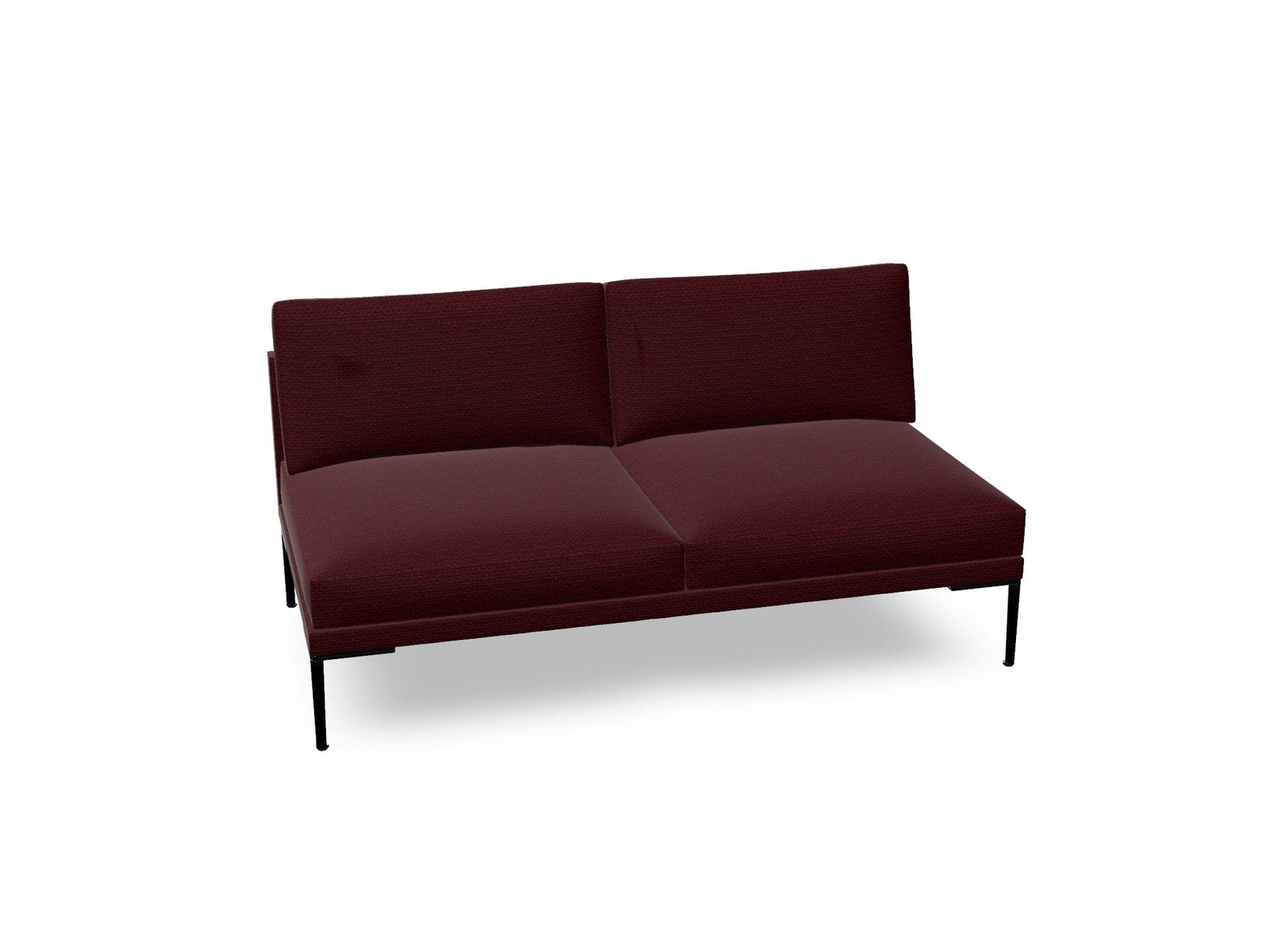 Steeve Two Seat Sofa Without Arms Sofa Arper