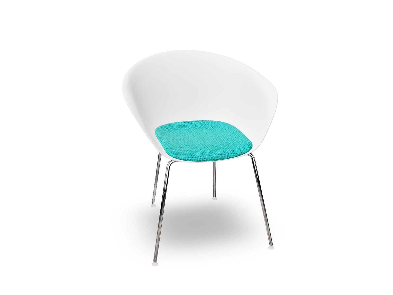 Duna 02 Four Leg Chair With Seat Cushion Chairs Arper