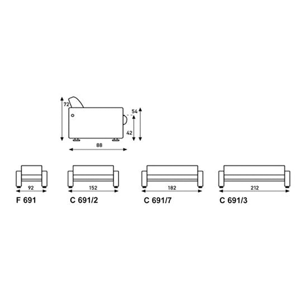 691 Armchair Armchair Artifort