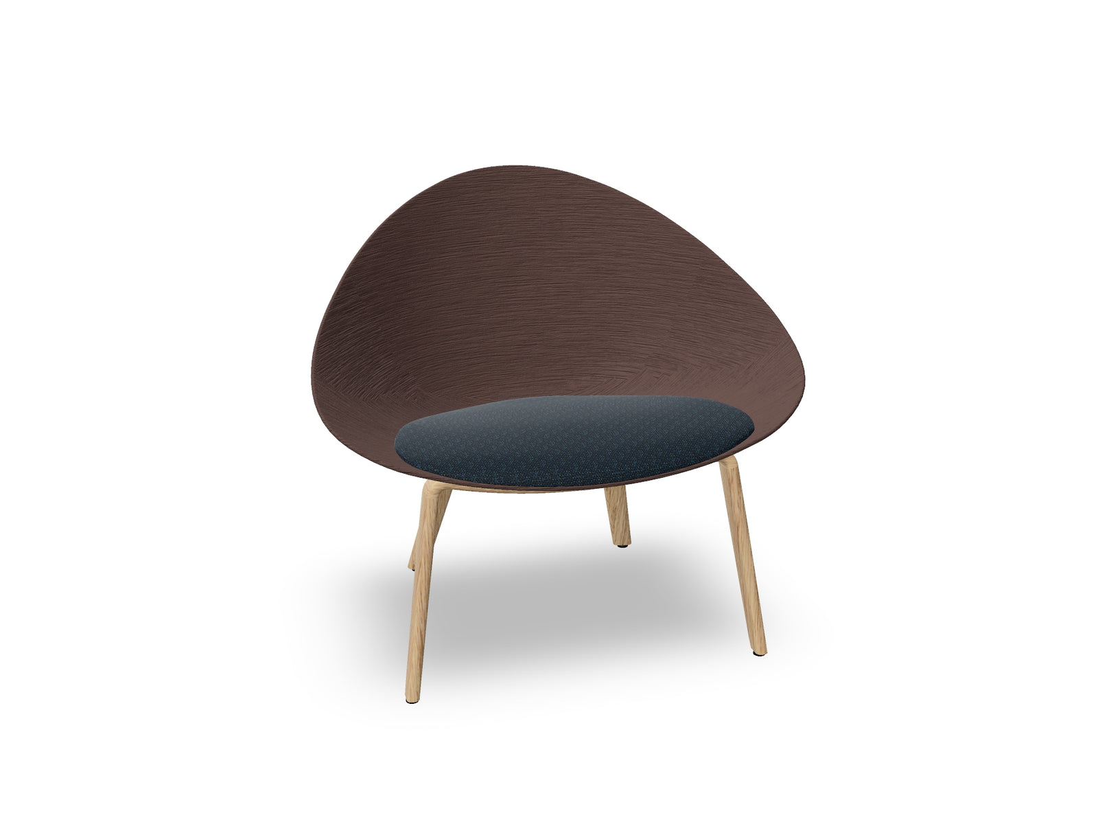 Adell 4 Leg Wood Lounge Chair