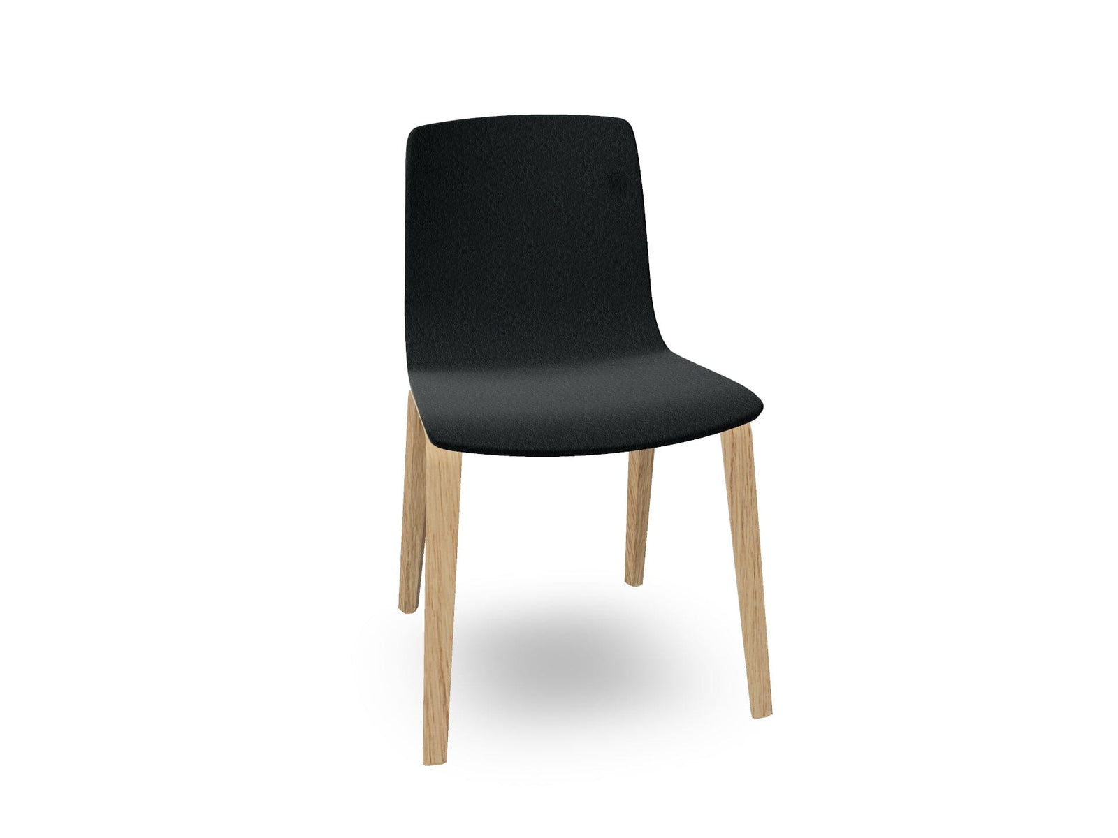 Aava 02-4 Wood Legs Chair With Fully Upholstered Chairs Arper