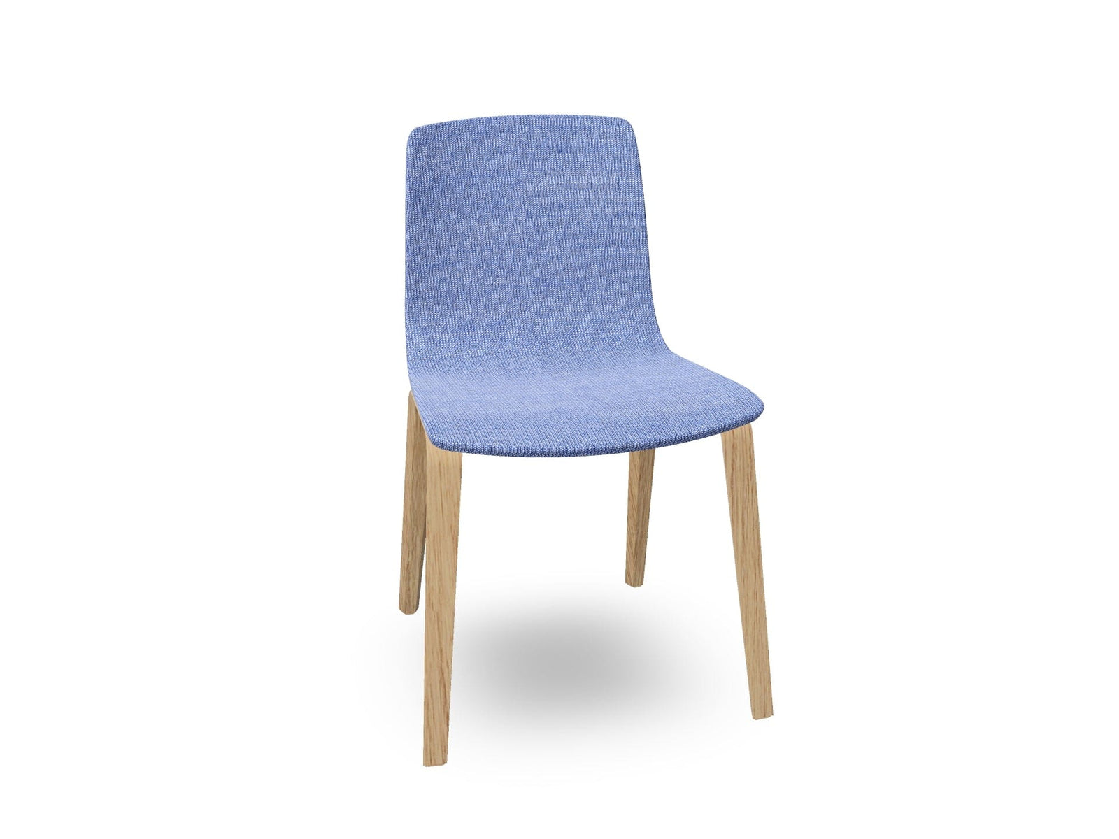 Aava 02-4 Wood Legs Chair With Fully Upholstered Chairs Arper
