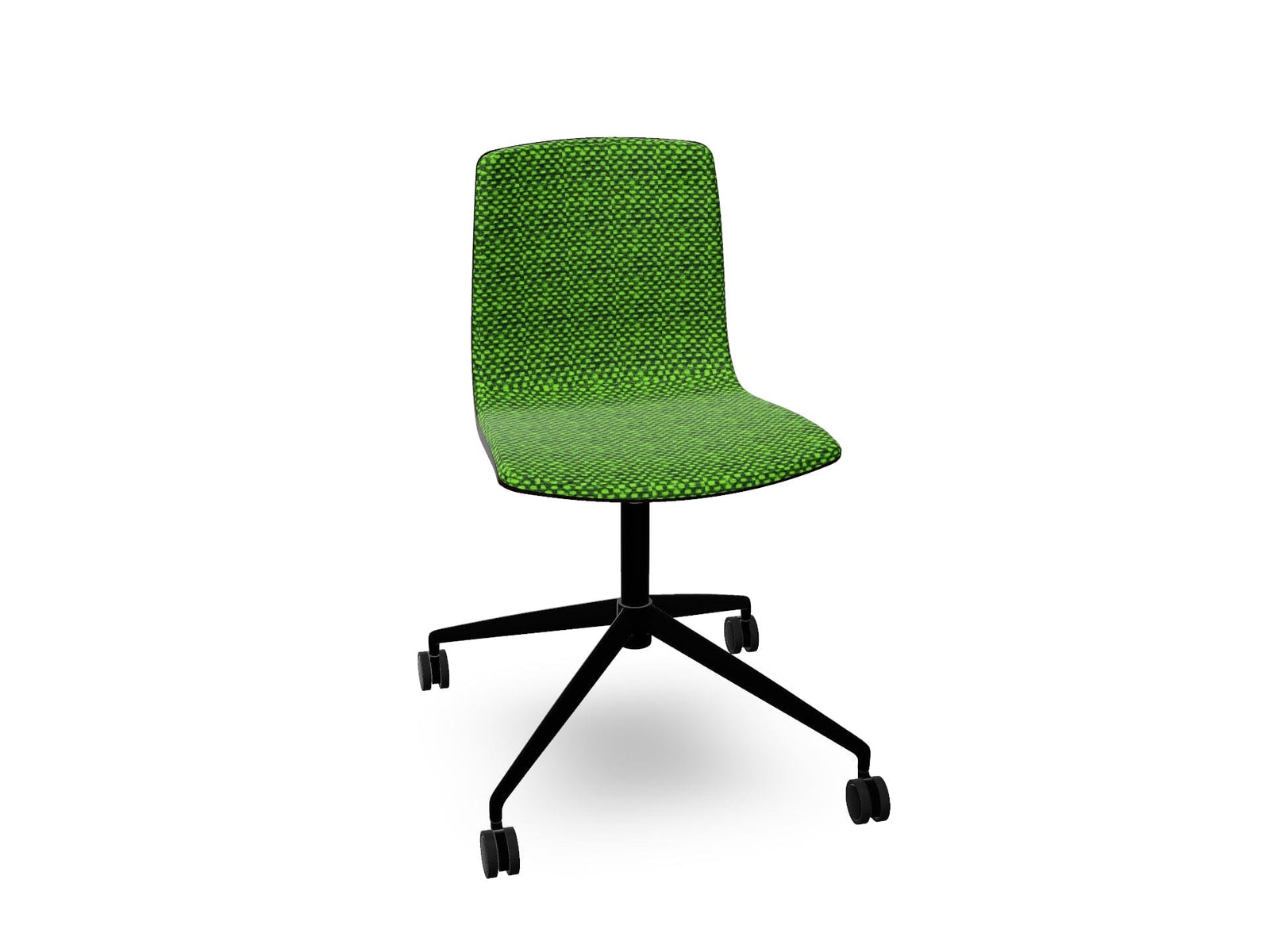 Aava 02 Fixed Trestle Base Wood Chair With Front Upholstery Chairs Arper