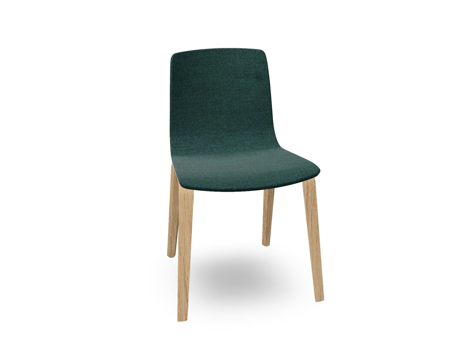 Aava 02-4 Wood Legs Chair With Fully Upholstered Chairs Arper