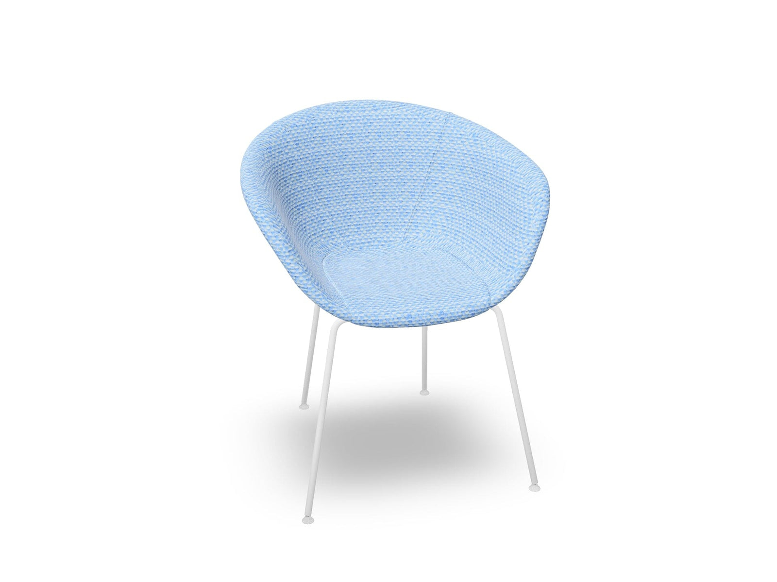 Duna 02 Four Leg Chair Fully Upholstered Chairs Arper