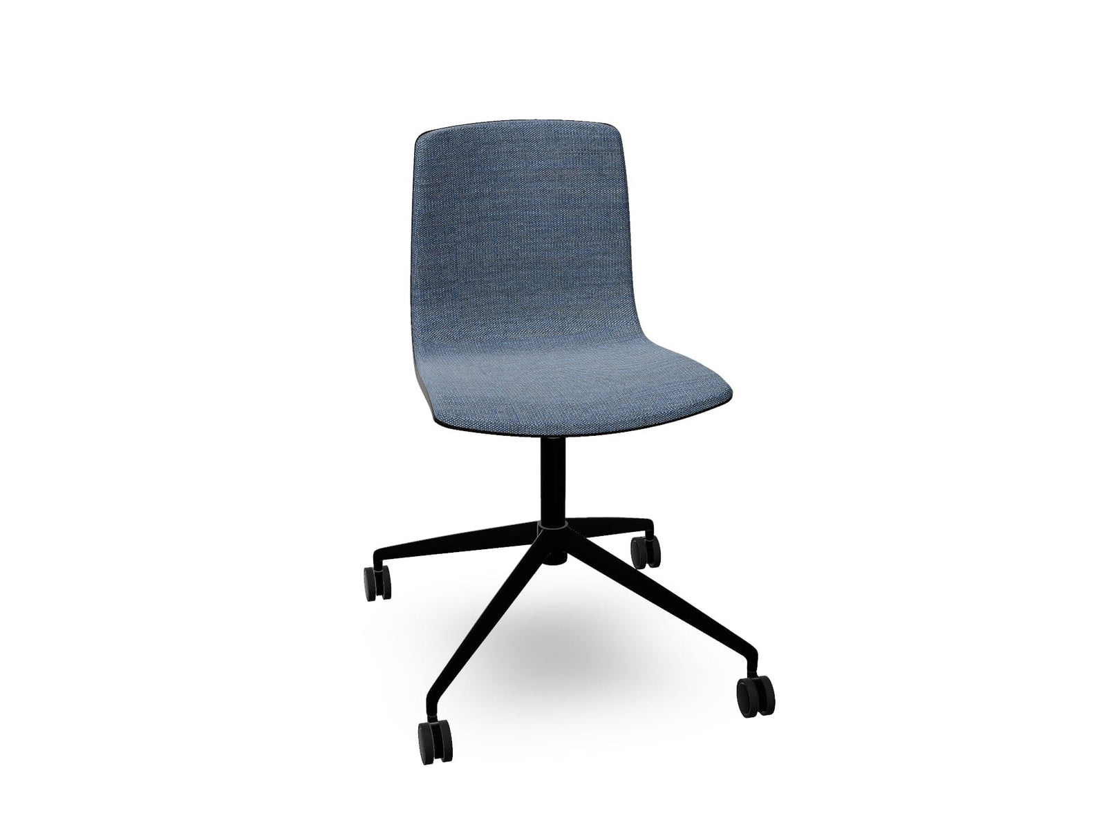 Aava 02 Fixed Trestle Base Wood Chair With Front Upholstery Chairs Arper