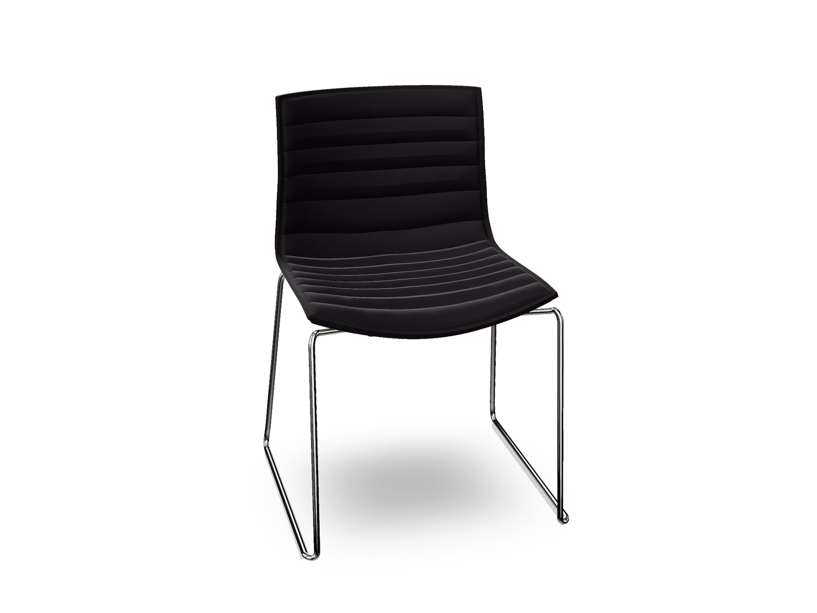 Catifa 46 Sled Base With Fully Upholstered