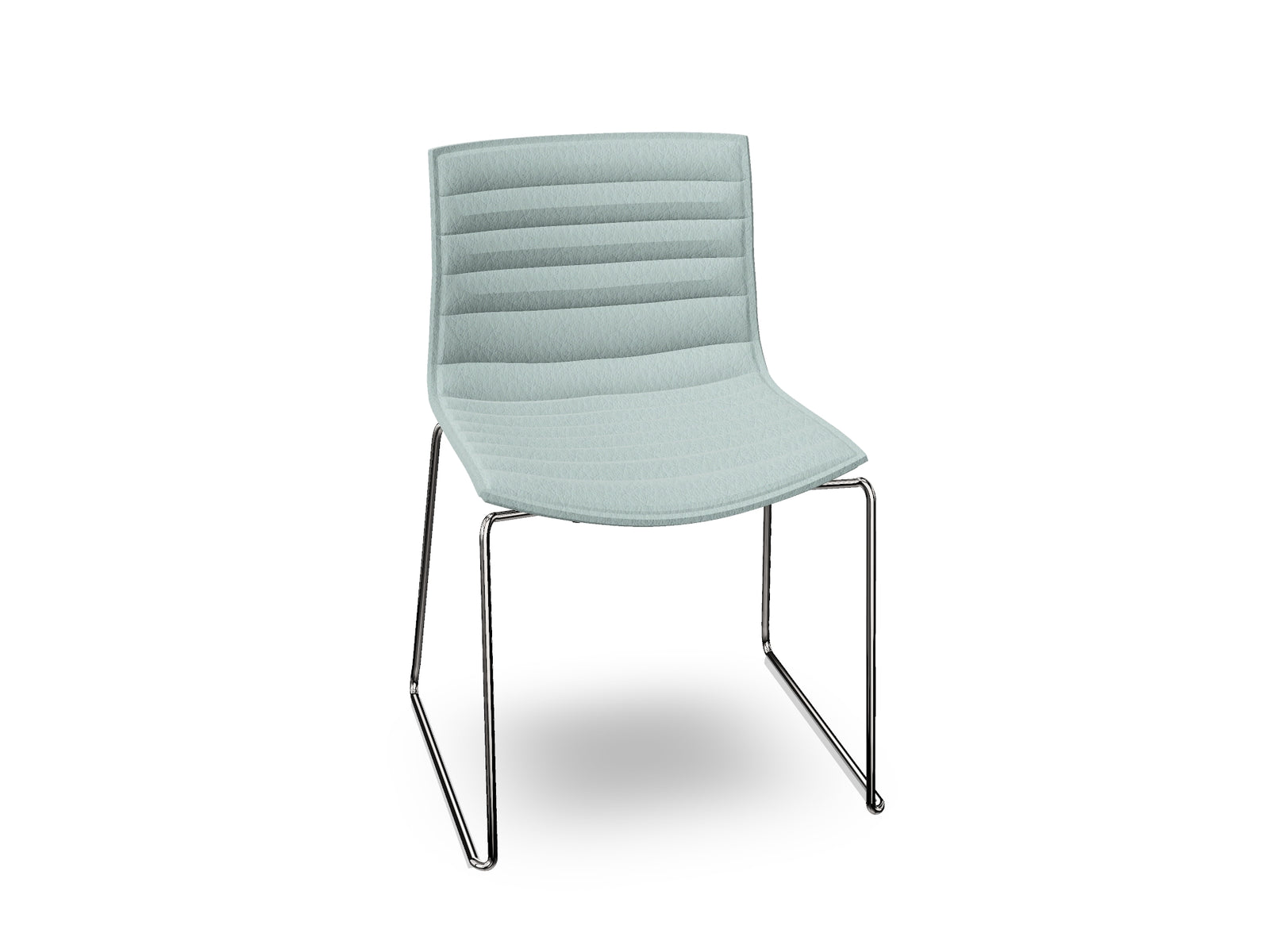Catifa 46 Sled Base With Fully Upholstered