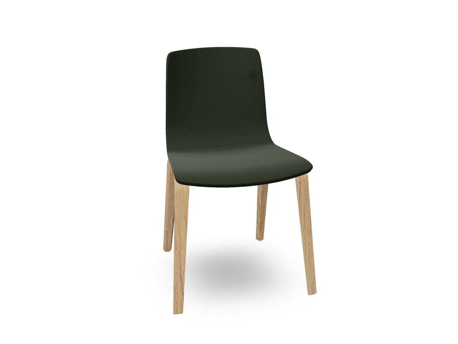 Aava 02-4 Wood Legs Chair With Fully Upholstered Chairs Arper
