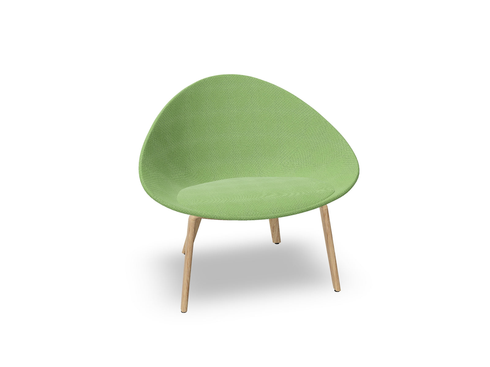 Adell 4 Leg Wood Lounge Chair With Fully Upholstered