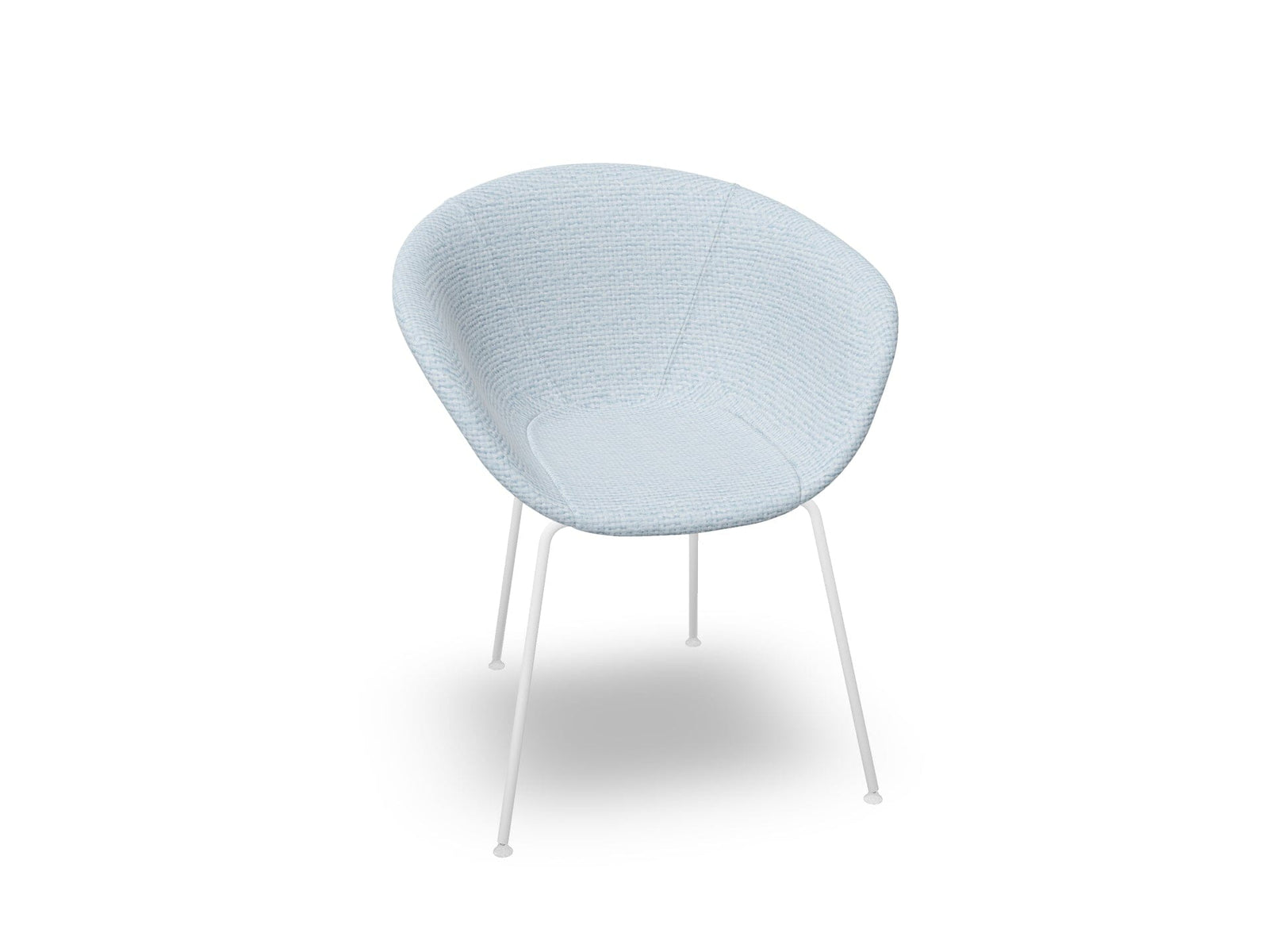 Duna 02 Four Leg Chair Fully Upholstered Chairs Arper