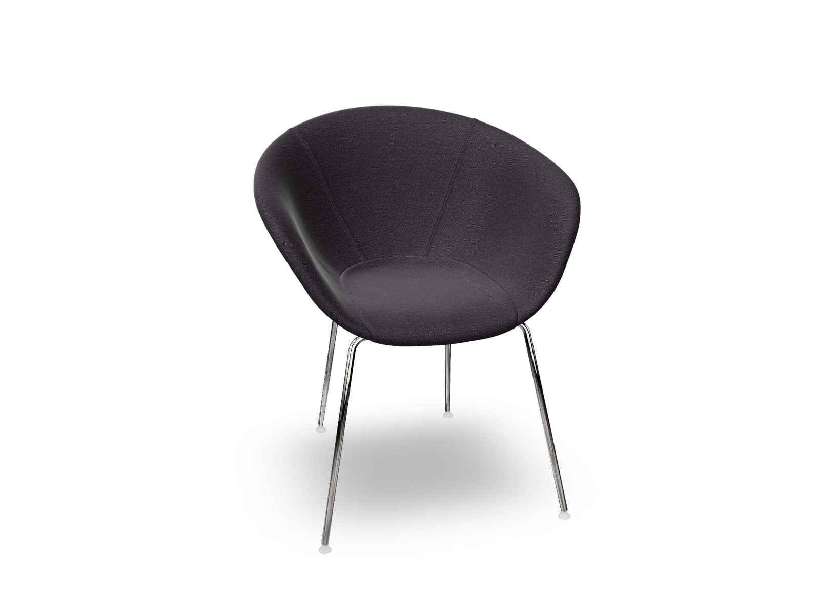 Duna 02 Four Leg Chair Fully Upholstered Chairs Arper