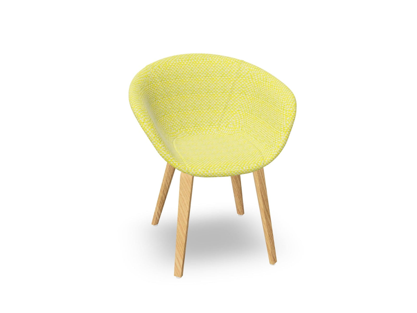 Duna 02 Wood Leg Chair With Full Upholstery Chairs Arper