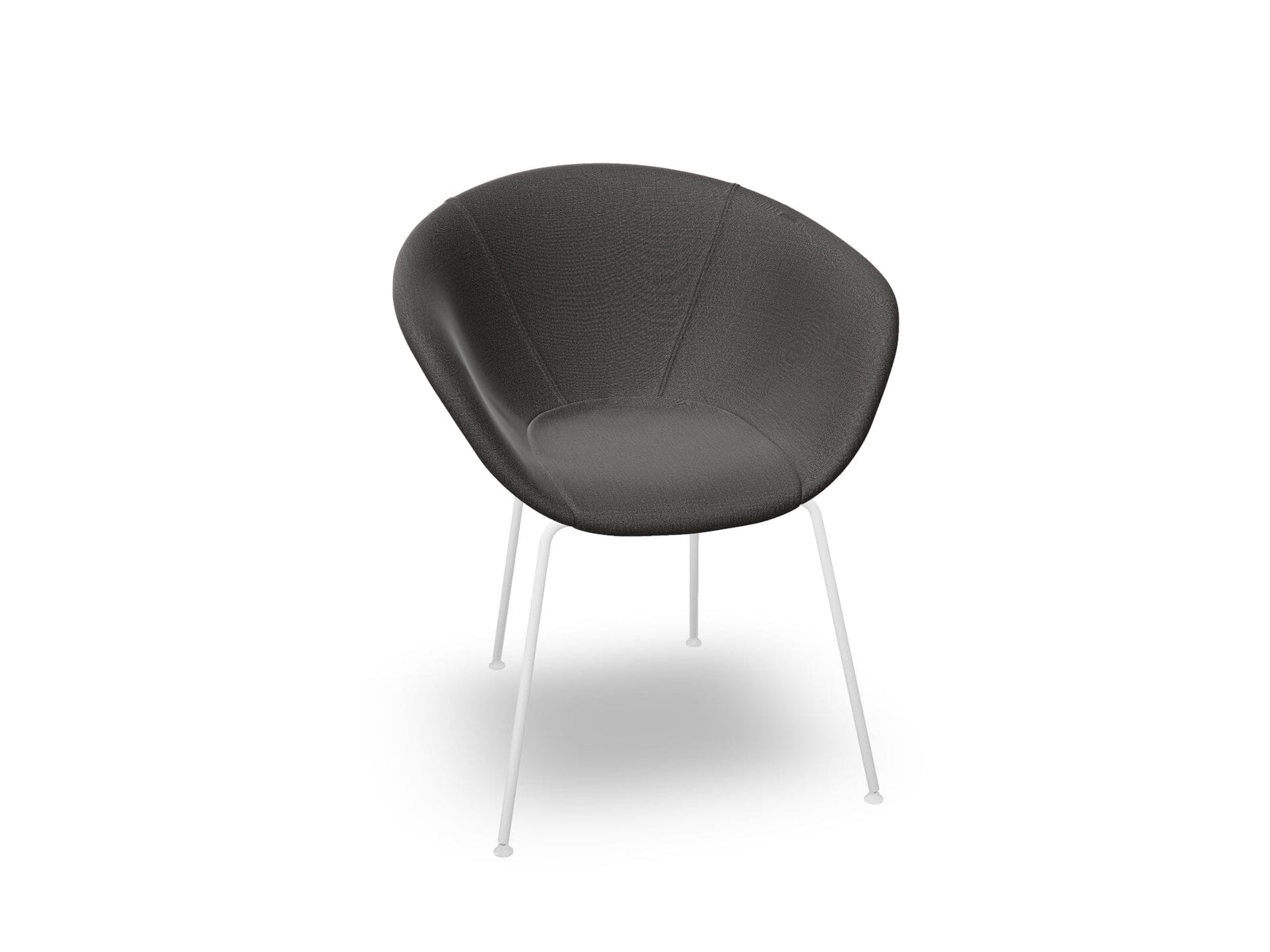 Duna 02 Four Leg Chair Fully Upholstered Chairs Arper