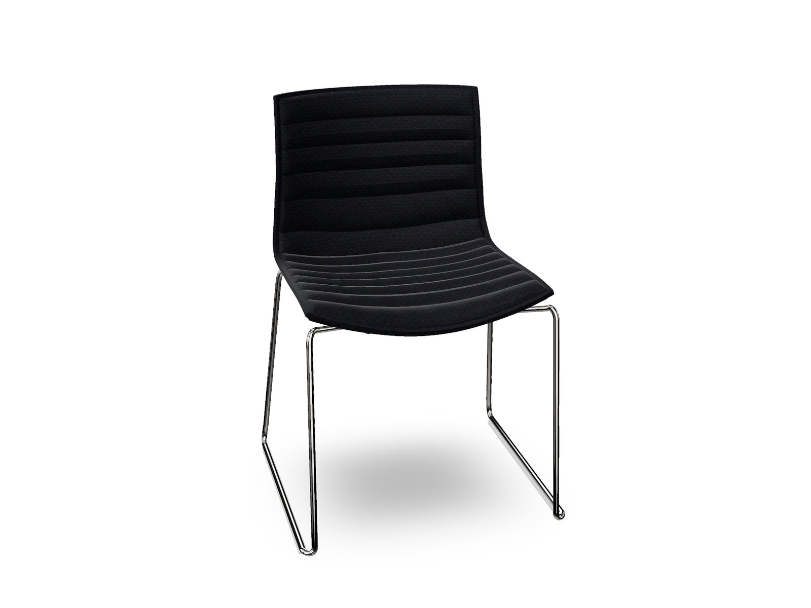 Catifa 46 Sled Base With Fully Upholstered