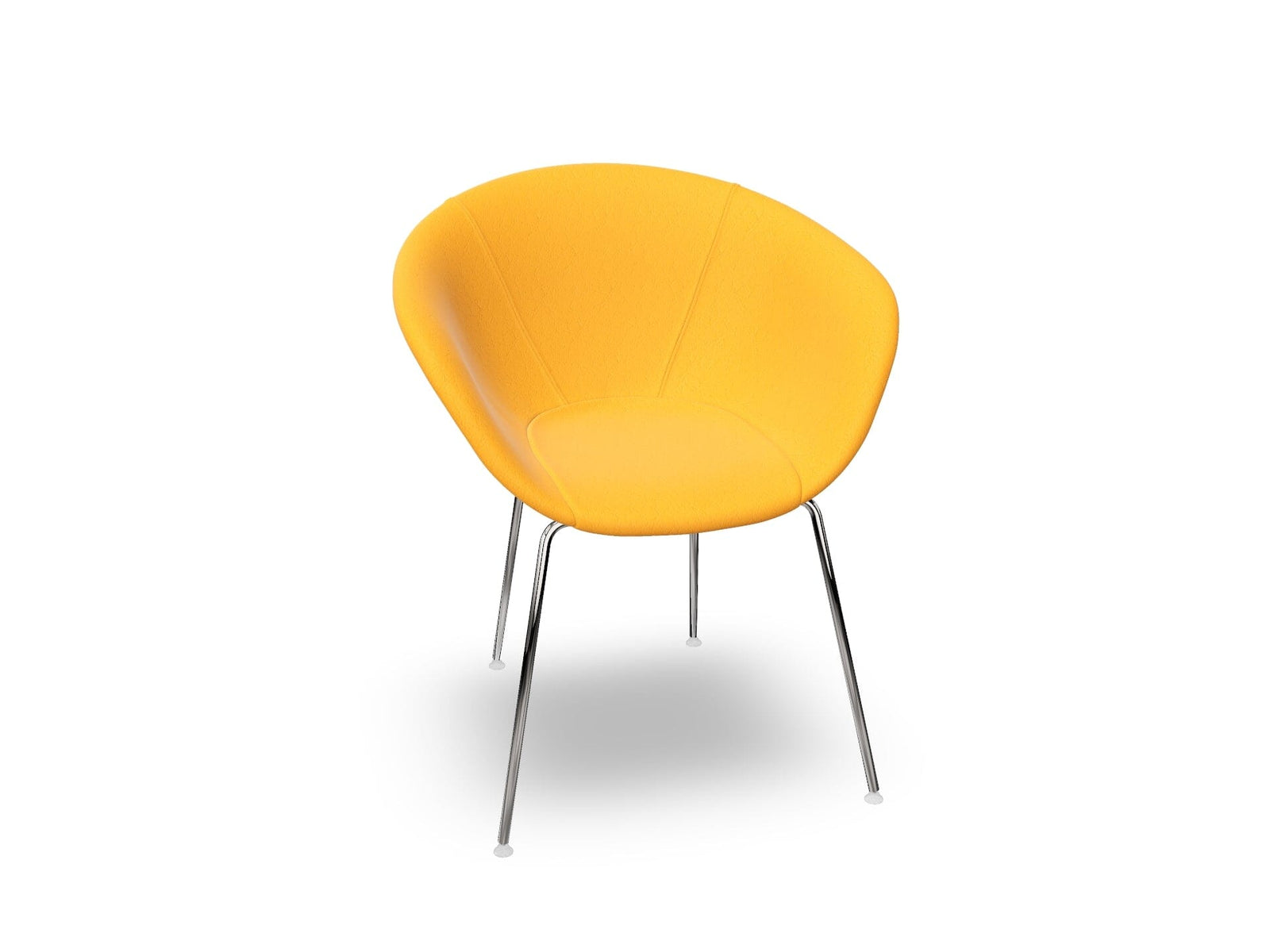 Duna 02 Four Leg Chair Fully Upholstered Chairs Arper
