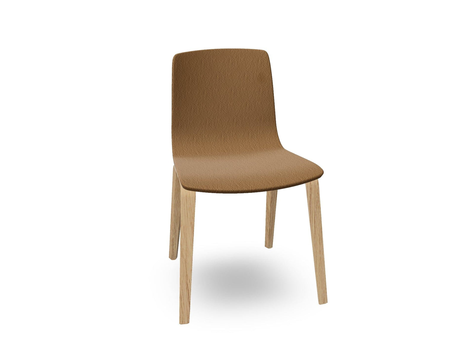 Aava 02-4 Wood Legs Chair With Fully Upholstered Chairs Arper