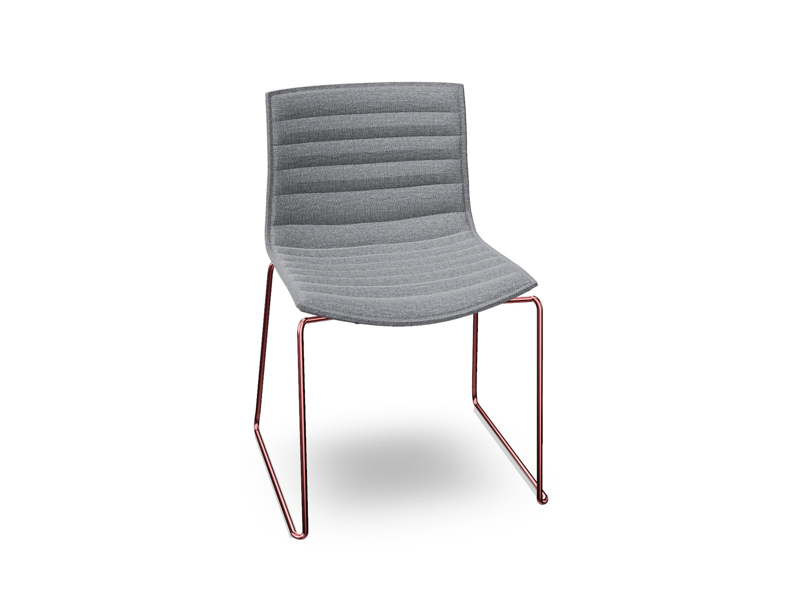 Catifa 46 Sled Base With Fully Upholstered