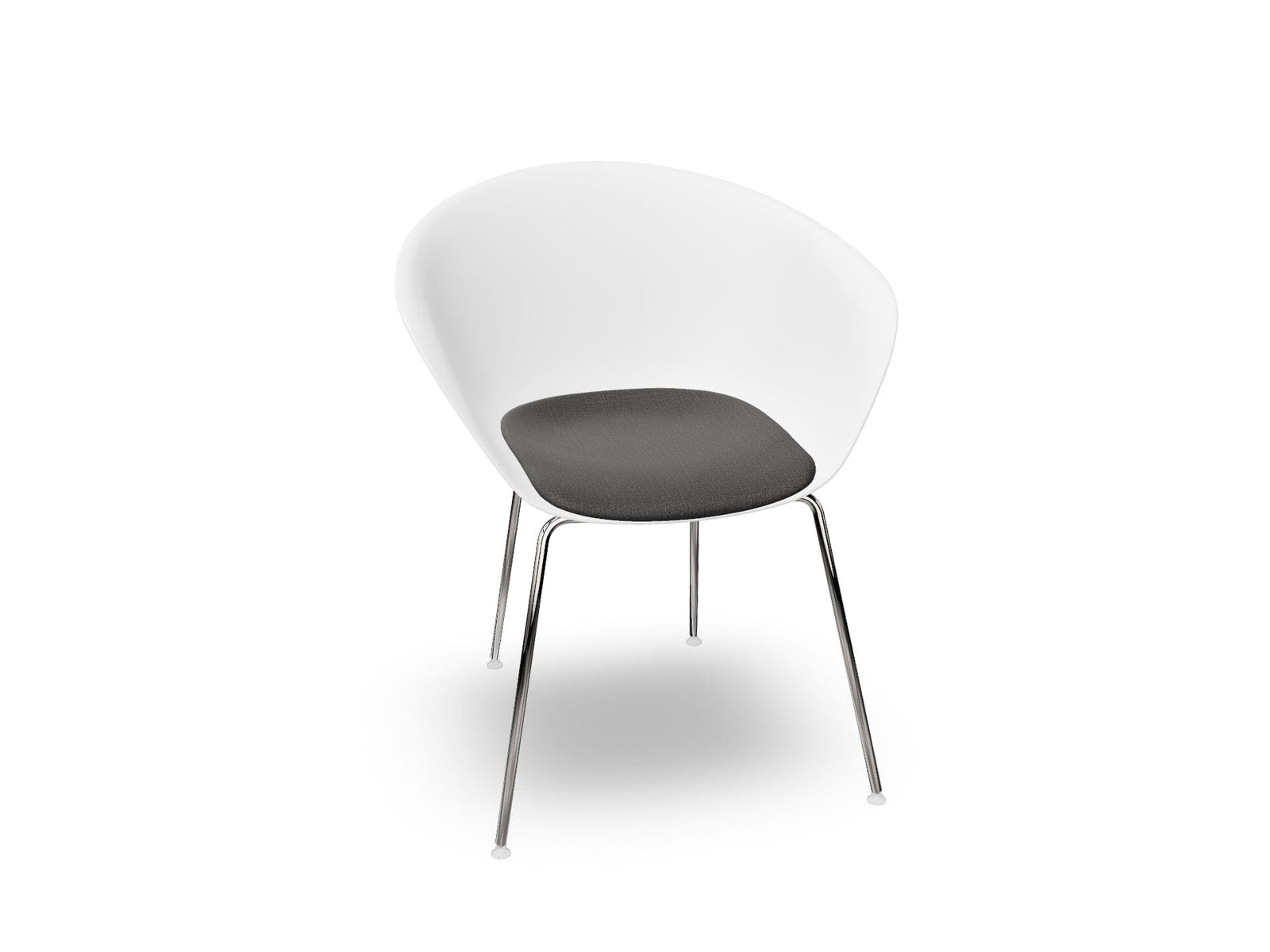 Duna 02 Four Leg Chair With Seat Cushion Chairs Arper
