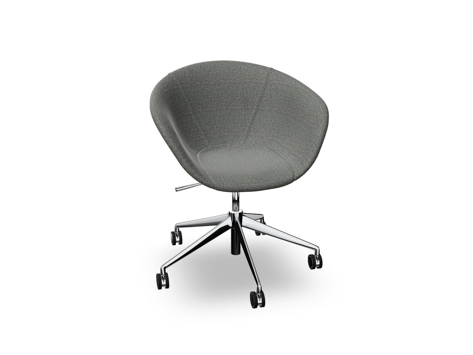 Duna 02 Five Star Base Chair With Front Upholstery Chairs Arper