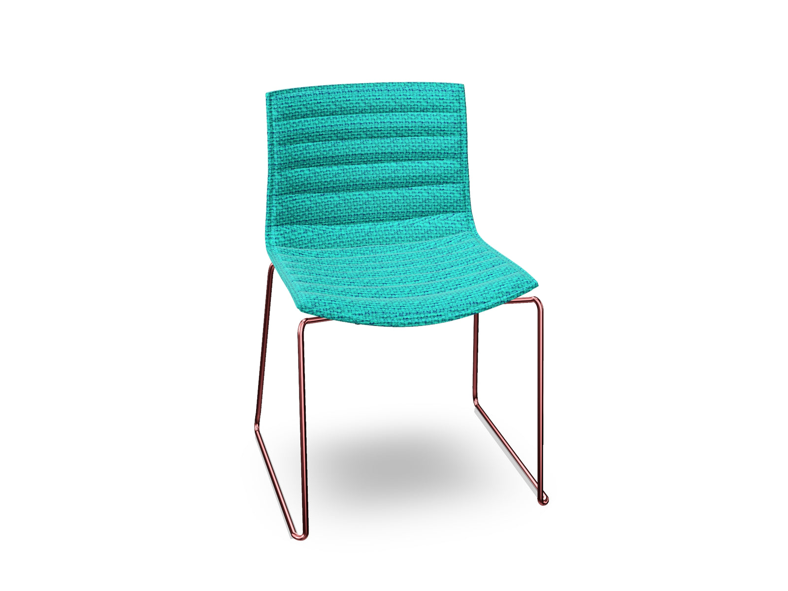 Catifa 46 Sled Base With Fully Upholstered