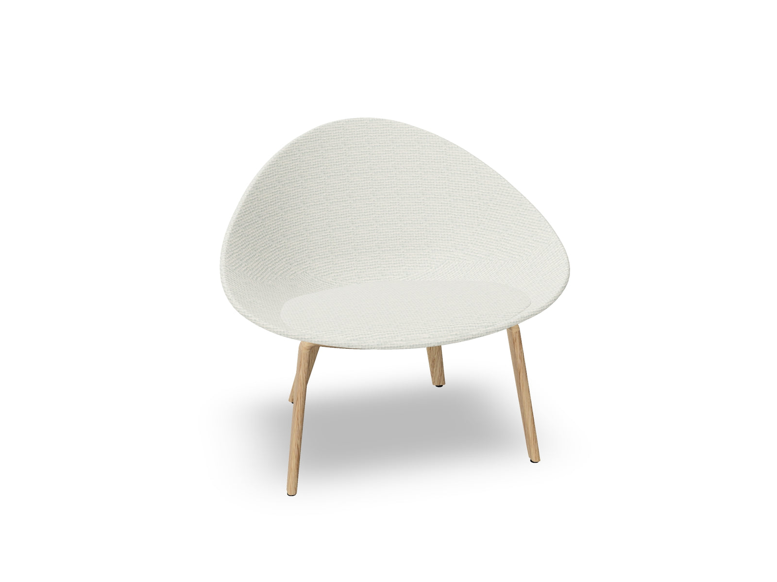 Adell 4 Leg Wood Lounge Chair With Fully Upholstered