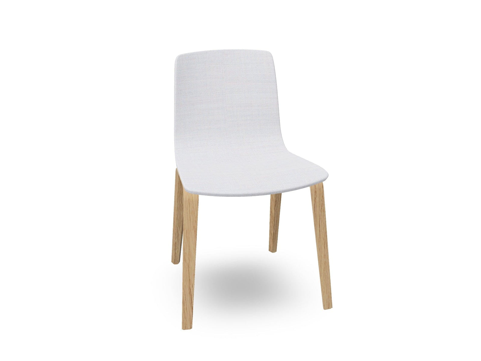 Aava 02-4 Wood Legs Chair With Fully Upholstered Chairs Arper