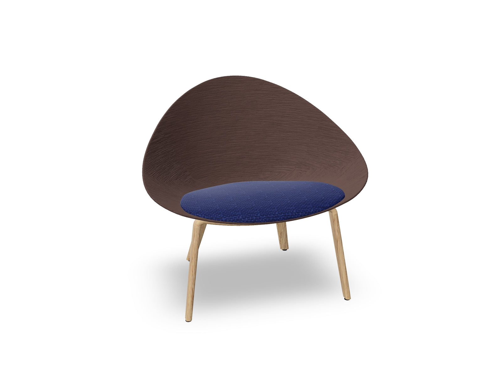 Adell 4 Leg Wood Lounge Chair