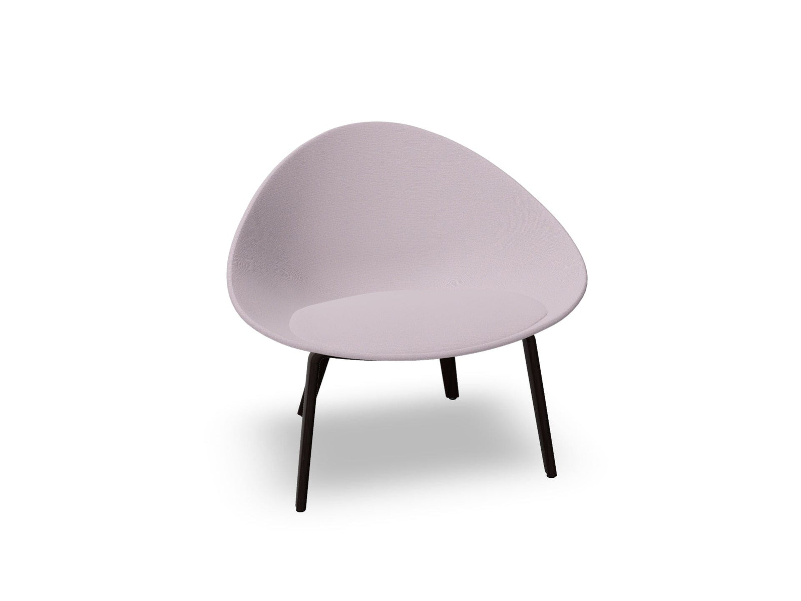 Adell 4 Leg Wood Lounge Chair With Fully Upholstered lounge chair Arper