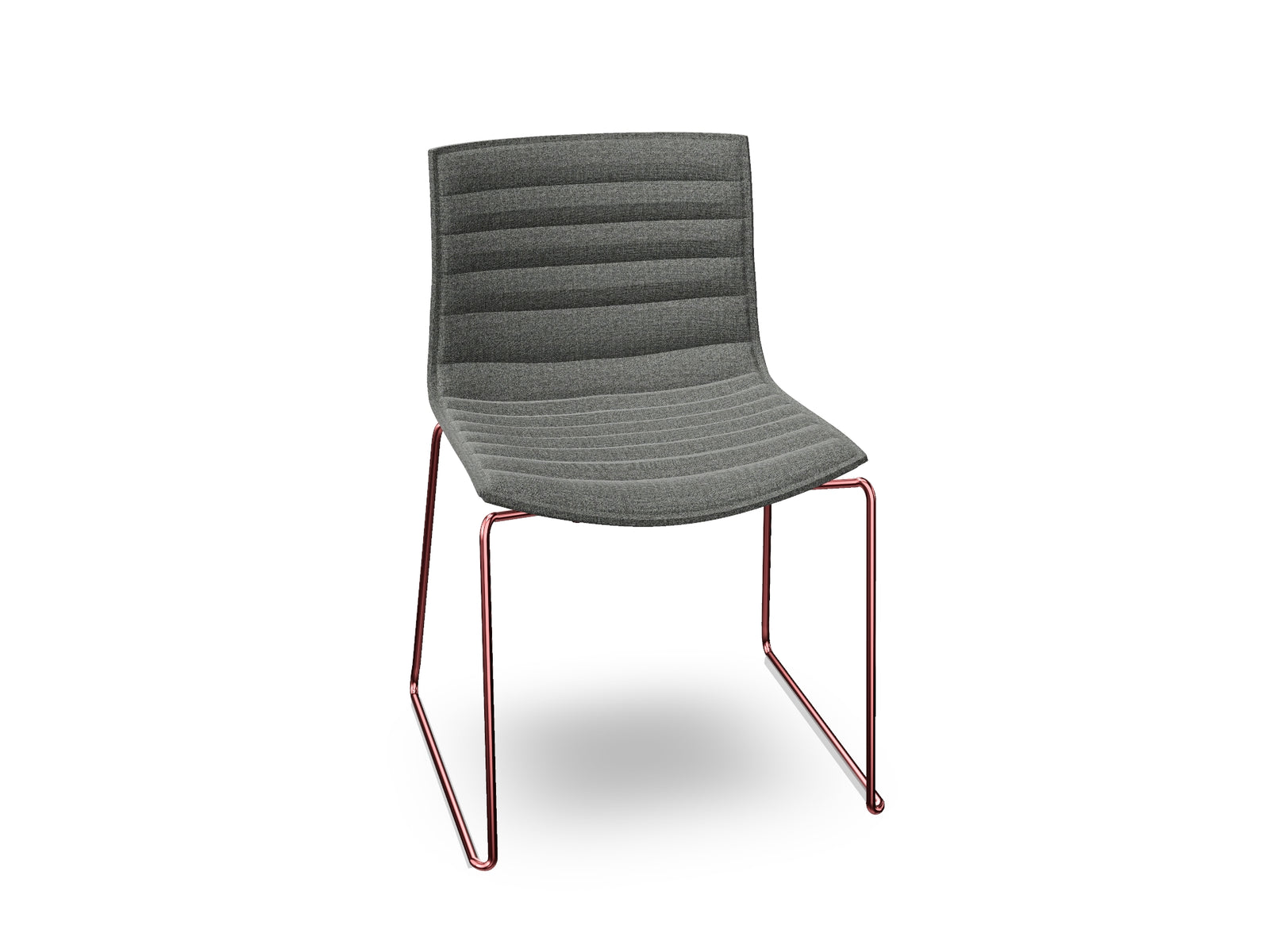 Catifa 46 Sled Base With Fully Upholstered