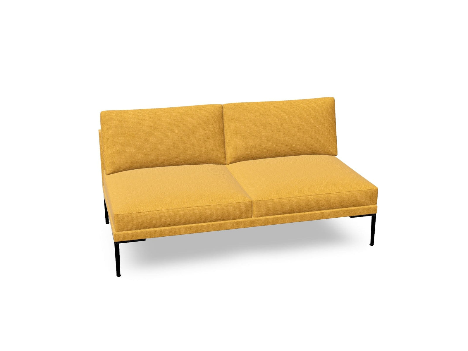 Steeve Two Seat Sofa Without Arms Sofa Arper