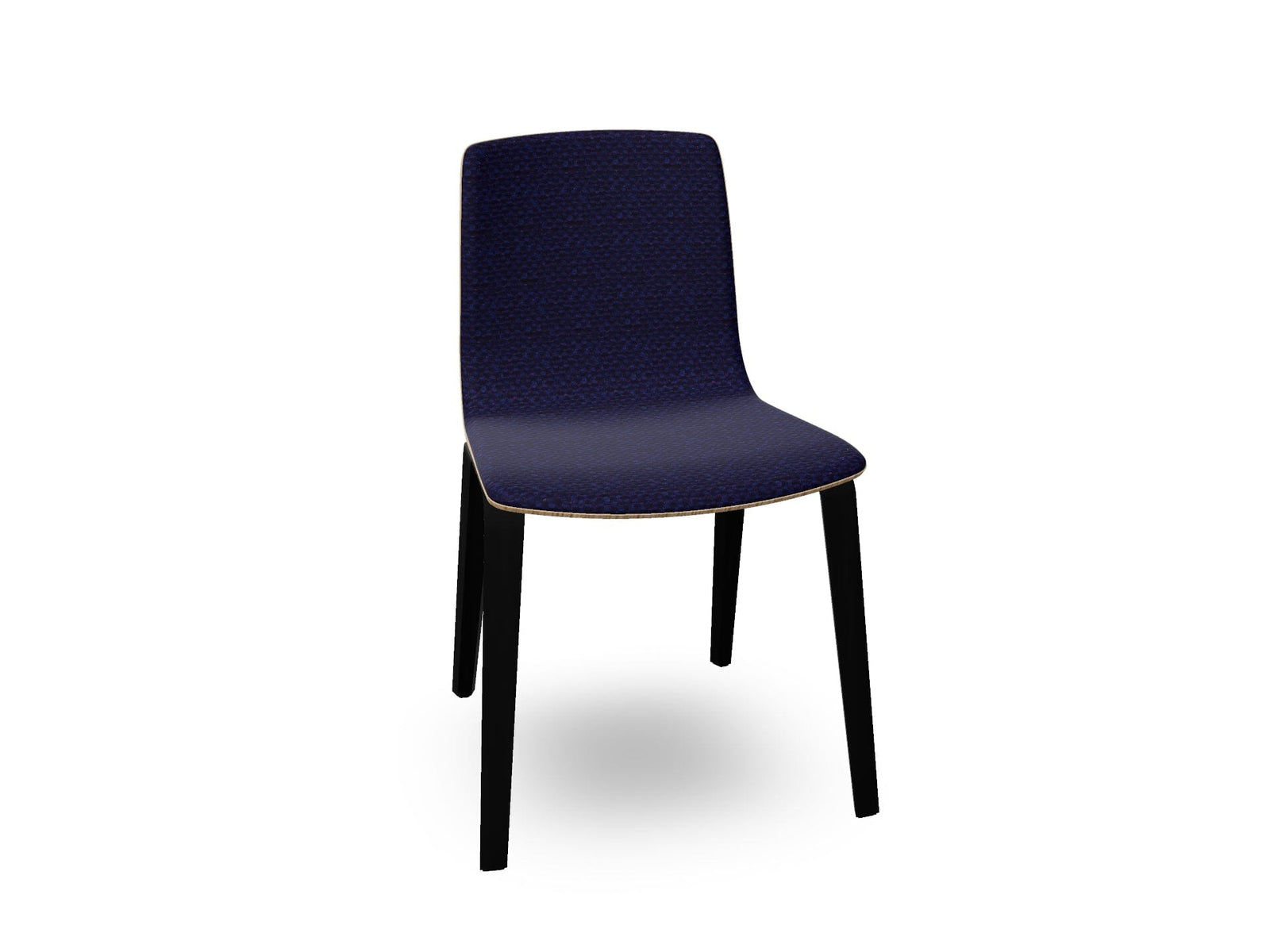 Aava 02 Wooden Chair with Front Upholstery Chairs Arper