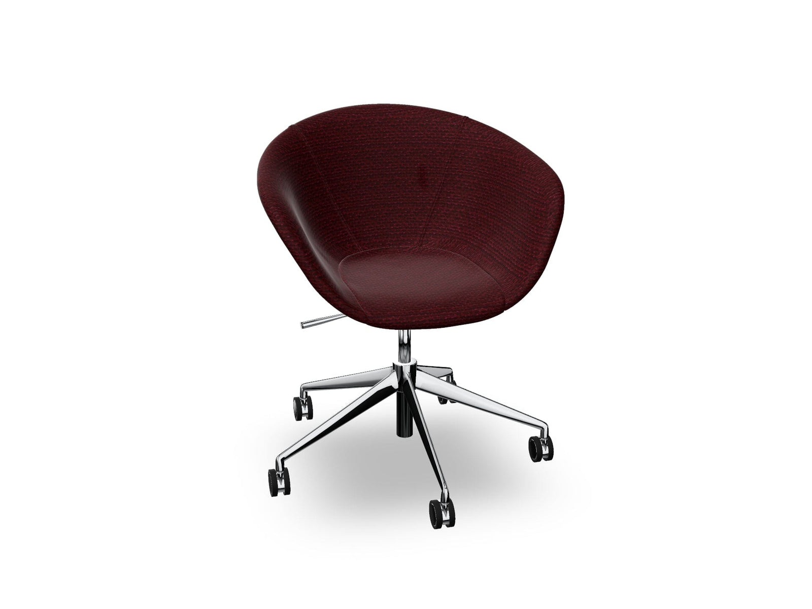 Duna 02 Five Star Base Chair With Front Upholstery Chairs Arper
