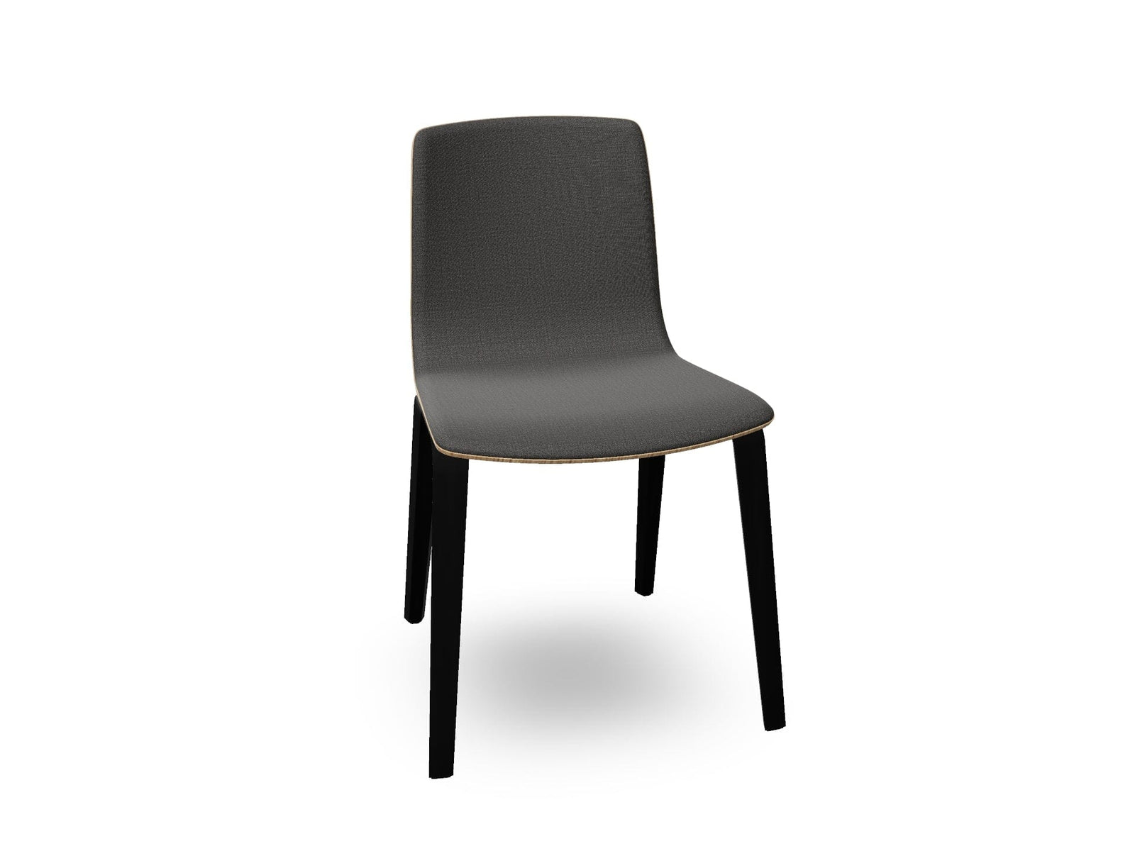 Aava 02 Wooden Chair with Front Upholstery Chairs Arper