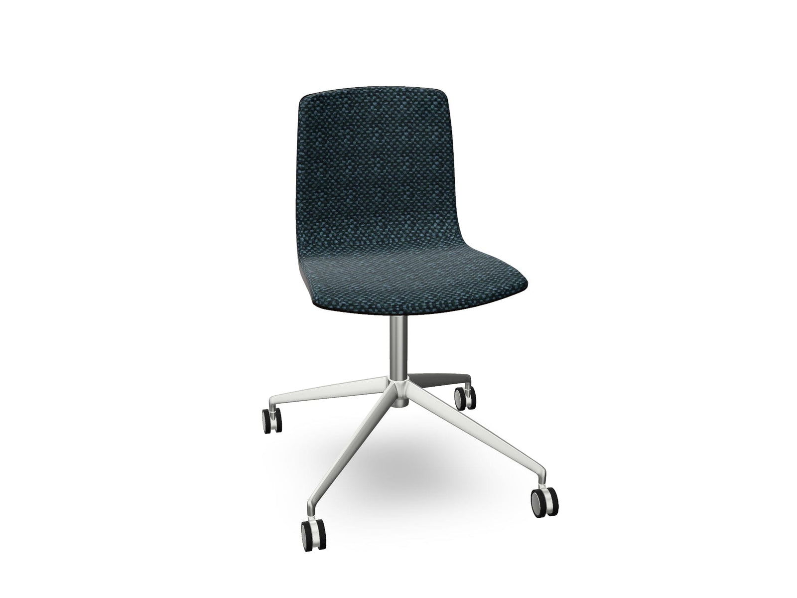 Aava 02 Fixed Trestle Base Wood Chair With Front Upholstery Chairs Arper