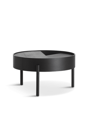 Arc Coffee Table Coffee table Woud Small Black Painted Ash 