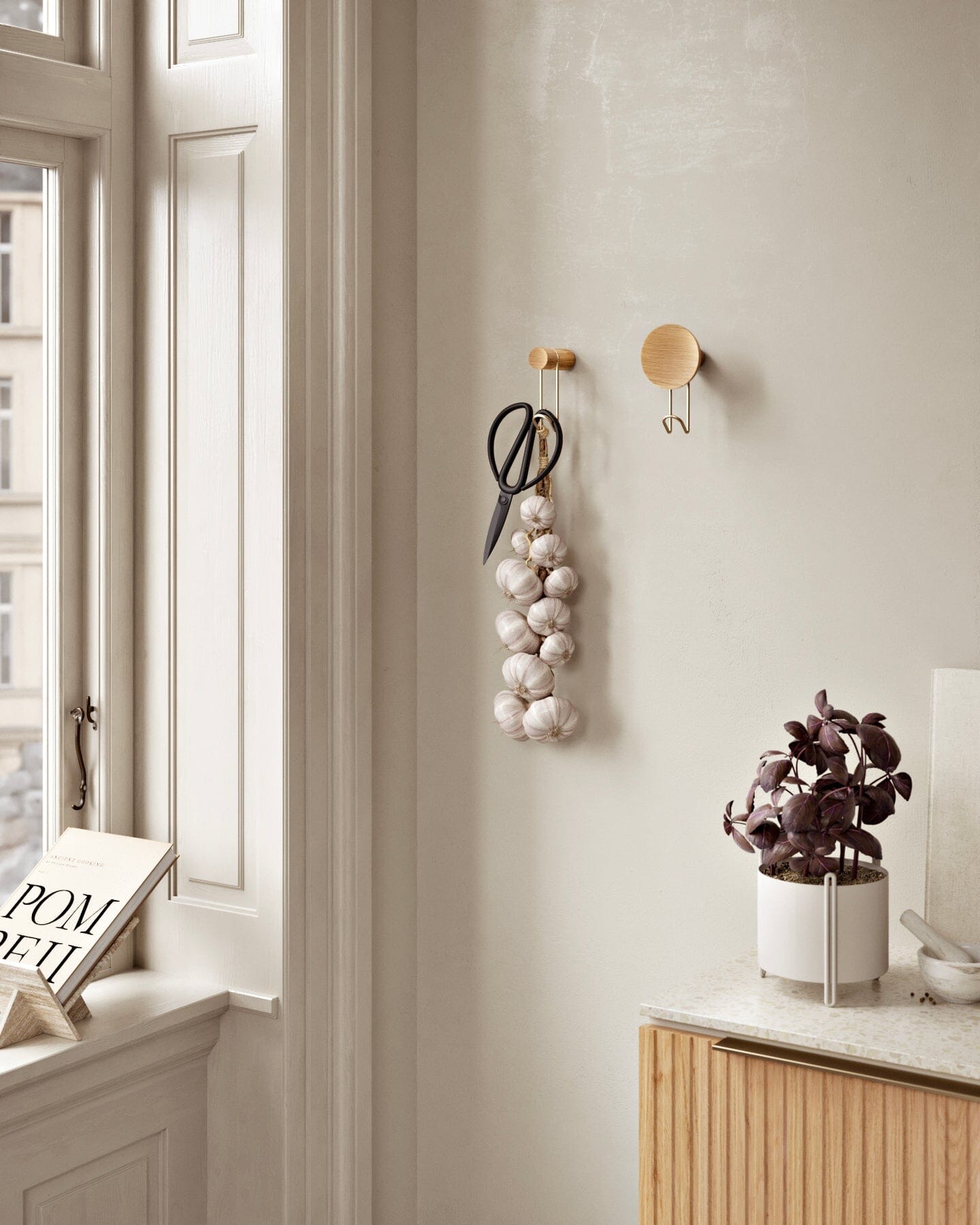 Around Wall Hanger - Set of 2 Accessories Woud