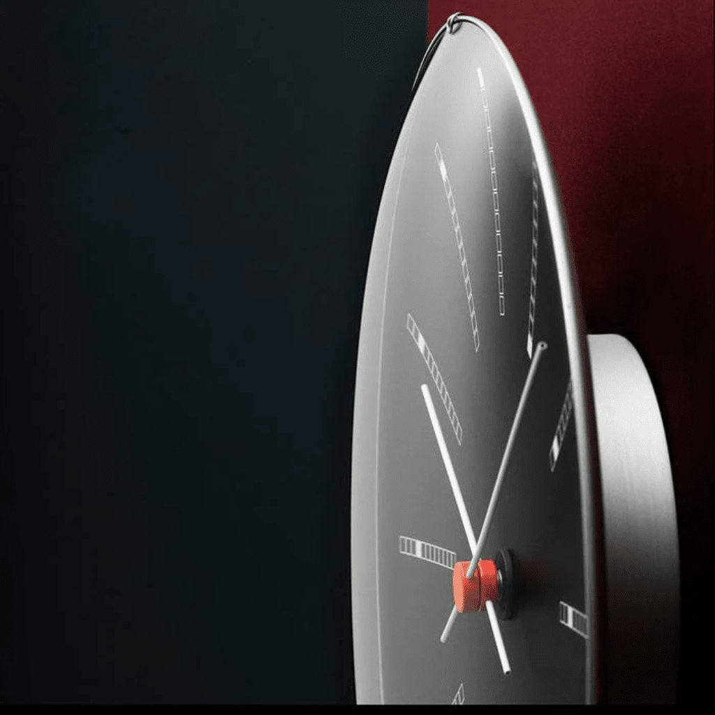 Bankers Wall Clock, 11.4" Decor Arne Jacobsen