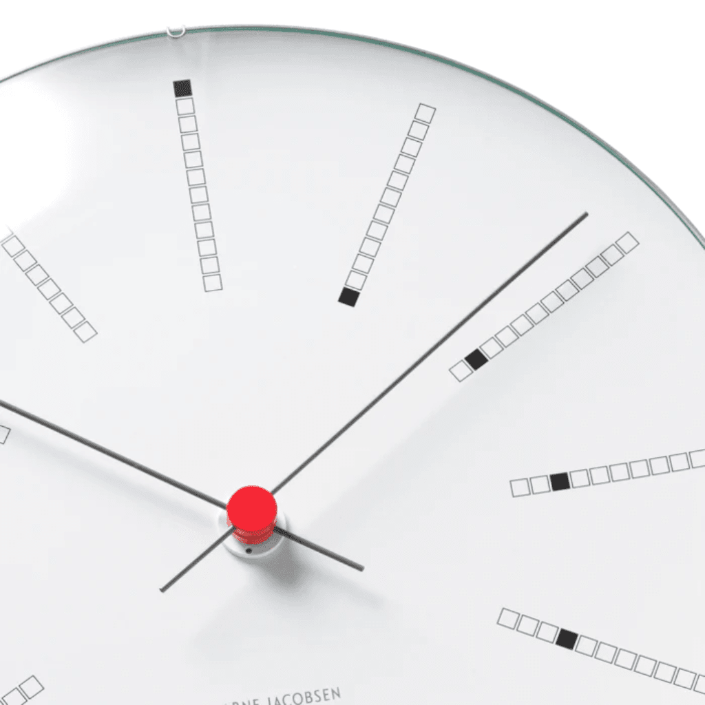 Bankers Wall Clock, 11.4" Decor Arne Jacobsen