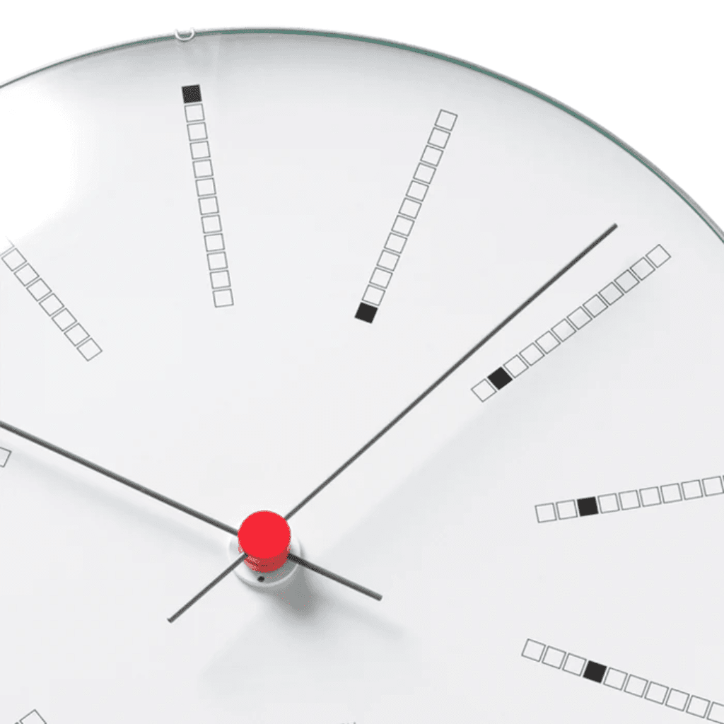 Bankers Wall Clock, 8.3" Decor Arne Jacobsen