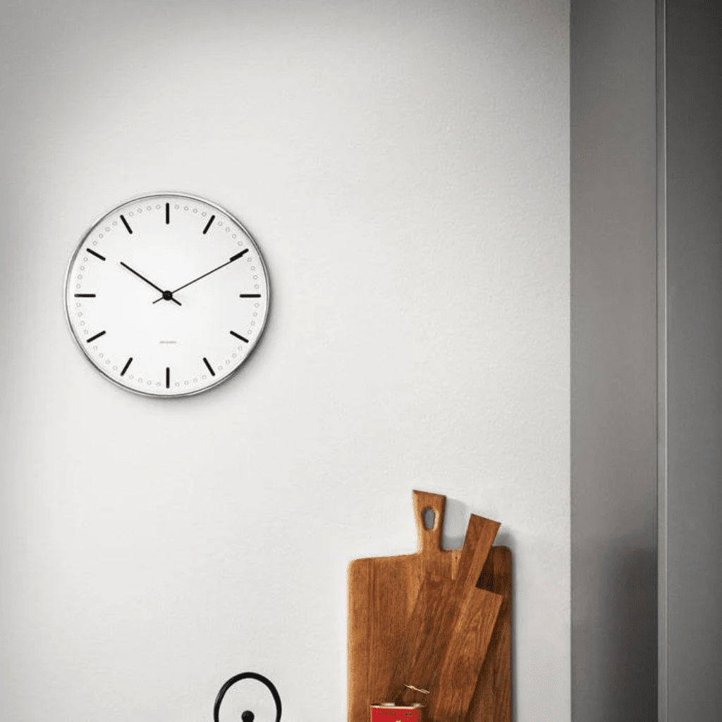 City Hall Clock, 11.4" Decor Arne Jacobsen