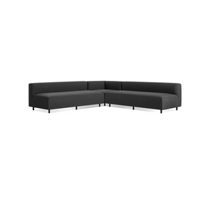 9 Yard Outdoor Armless L Sectional Sofa